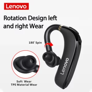 Lenovo-HX106-Wireless-Headphone-Ear-Hook-Business-Single-Ear-Earphone-Bluetooth-5-0-Capacity-Headset-with